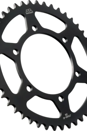 JT SPROCKETS - REAR STEEL 45T BL, 520 - Sprockets - BLACK ZINC FINISH Finale Uitverkoop